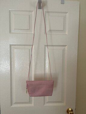 Carlos Falchi VTG Pink Crossbody Bag